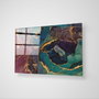 Wallity Pintura Decorativa de Vidrio Templado Multicolor 70 x 100 cm